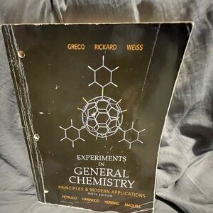 Pearson Chemistry Textbook with Black Cover